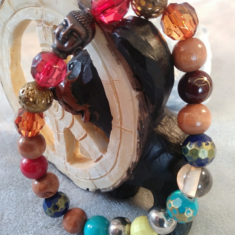 Custom made stretchy bracelet
